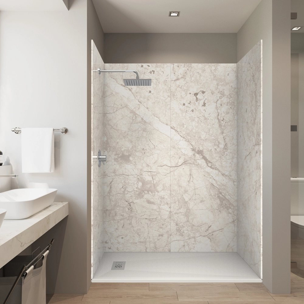 CASTICO Botticino Beige shower wall system