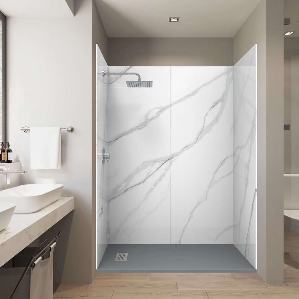 CASTICO Calcutta White shower wall system