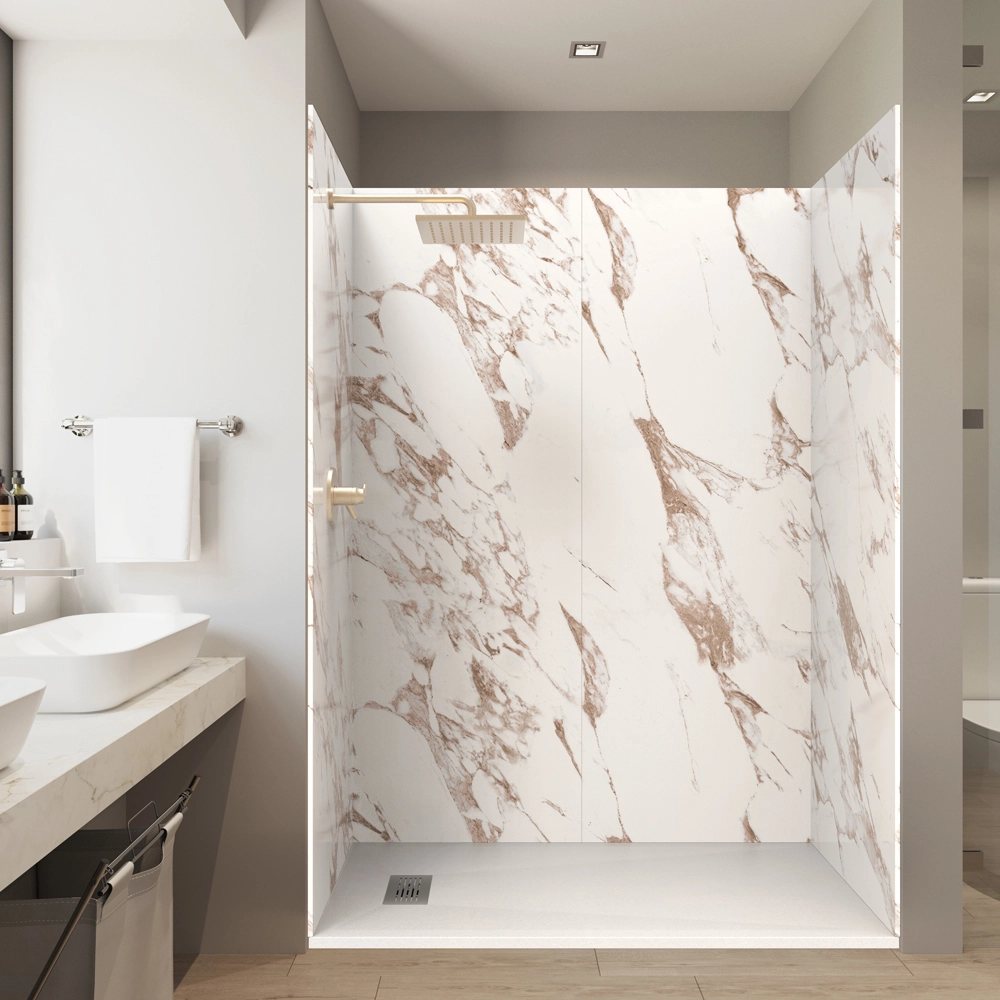 CASTICO Caramel shower wall system